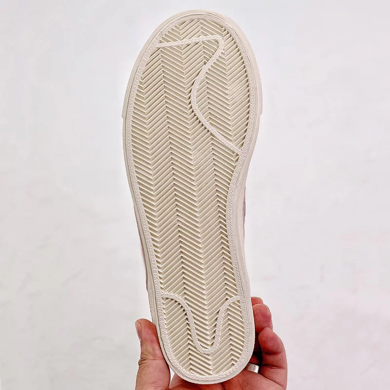 نایک بلیزر جامبو Nike Blazer Low 77 Jumbo White Pink Oxford سفید صورتی آکسفورد - تصویر 5