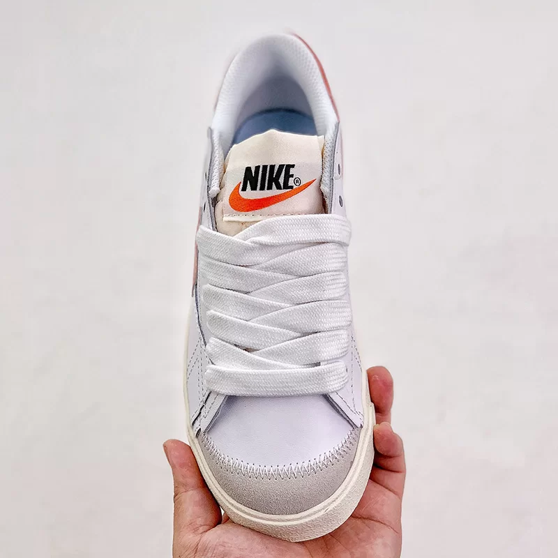نایک بلیزر جامبو Nike Blazer Low 77 Jumbo White Pink Oxford سفید صورتی آکسفورد - تصویر 6
