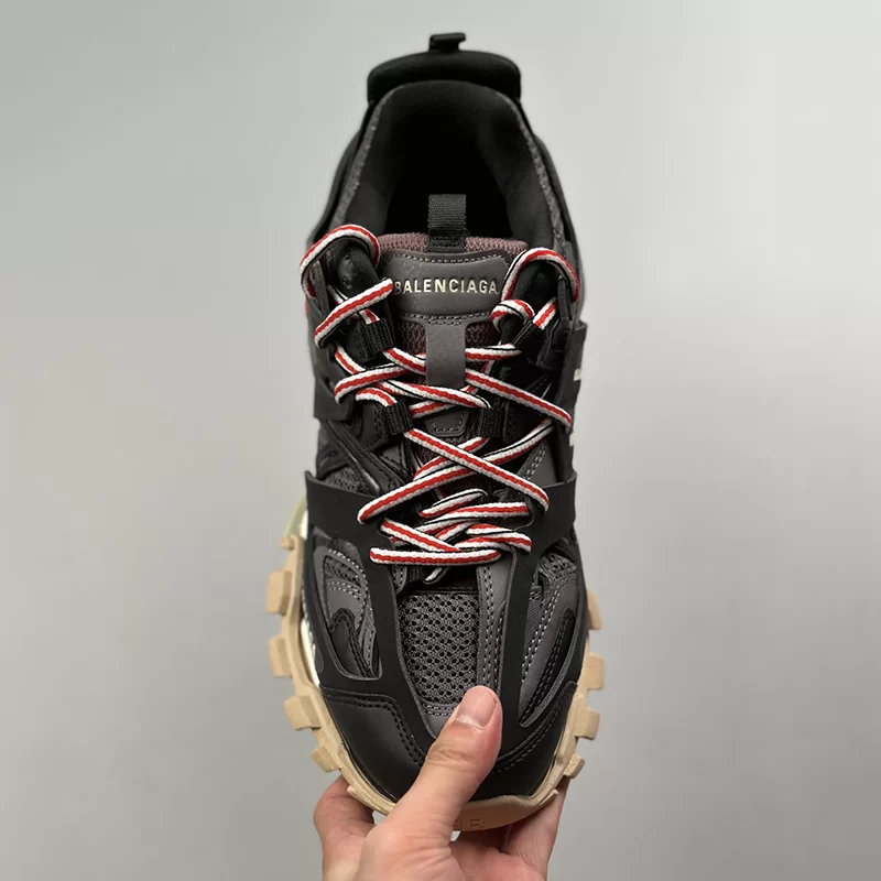 بالنسیاگا ترک Balenciaga Track Black Grey Red مشکی خاکستری قرمز - تصویر 9