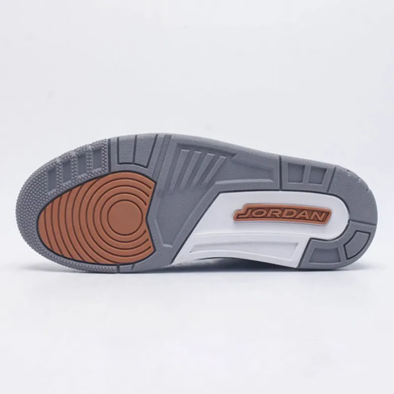 نایک جردن 3 رترو وزردز Jordan 3 Retro Wizards سفید آبی - تصویر 4