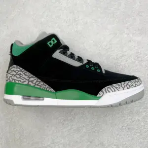 نایک جردن 3 رترو پاین گرین Jordan 3 Retro Pine Green مشکی سبز نایک جردن 3 رترو پاین گرین Jordan 3 Retro Pine Green مشکی سبز