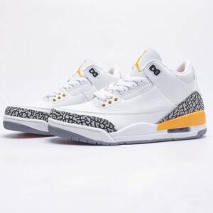 نایک جردن 3 رترو لیزر اورنج Jordan 3 Retro Laser Orange سفید نارنجی نایک جردن 3 رترو لیزر اورنج Jordan 3 Retro Laser Orange سفید نارنجی
