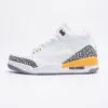 نایک جردن 3 رترو لیزر اورنج Jordan 3 Retro Laser Orange سفید نارنجی - تصویر 2