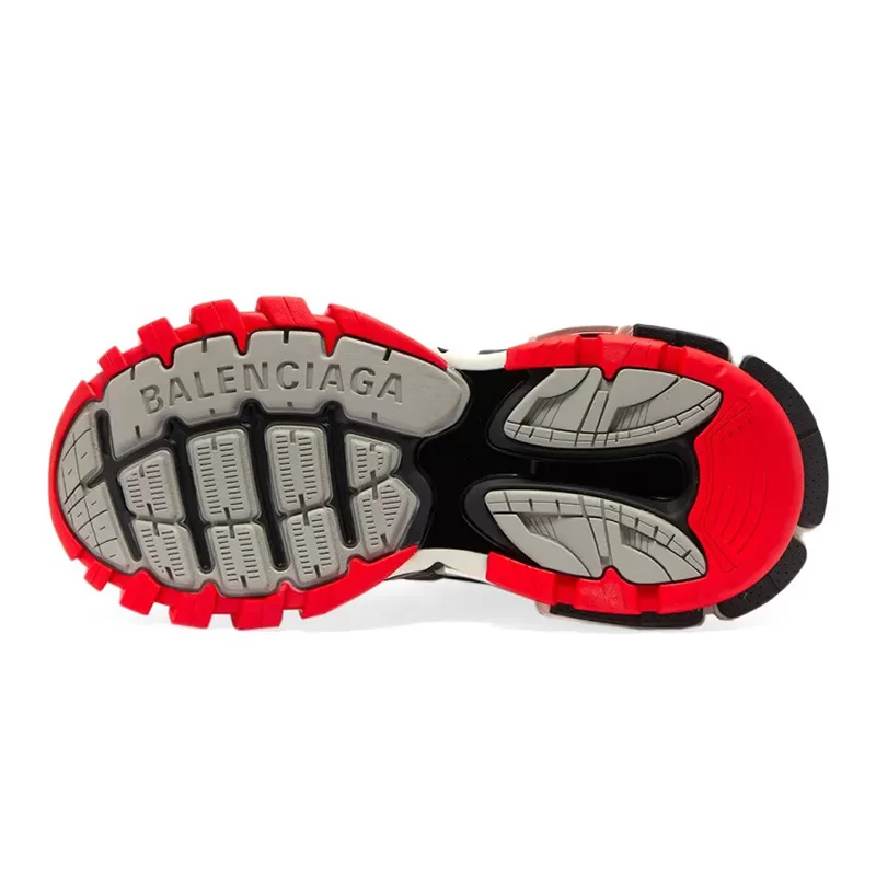 بالنسیاگا ترک Balenciaga Track.2 Black Grey Red مشکی خاکستری قرمز - تصویر 4