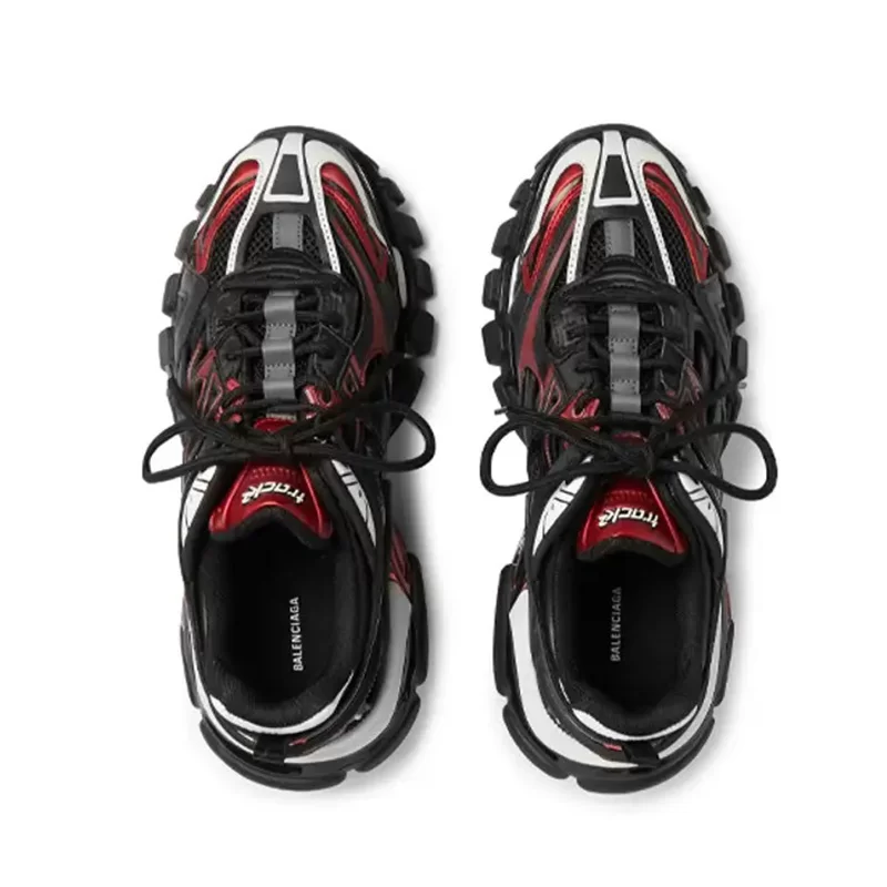 بالنسیاگا ترک Balenciaga Track 2 Black Burgundy مشکی بورگوندی - تصویر 2