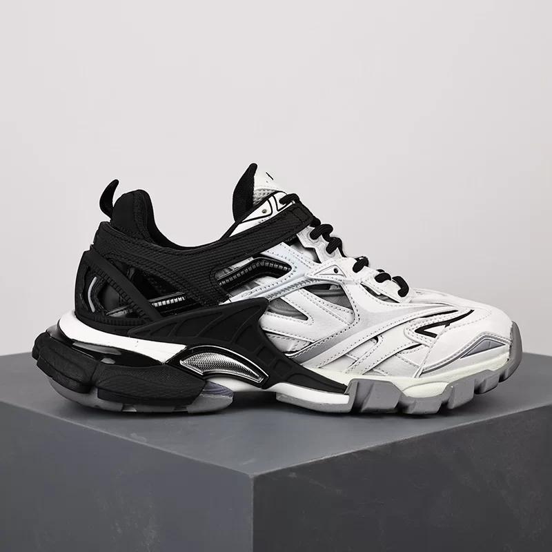 بالنسیاگا ترک Balenciaga Track.2 Black White مشکی سفید بالنسیاگا ترک Balenciaga Track.2 Black White مشکی سفید - تصویر 2