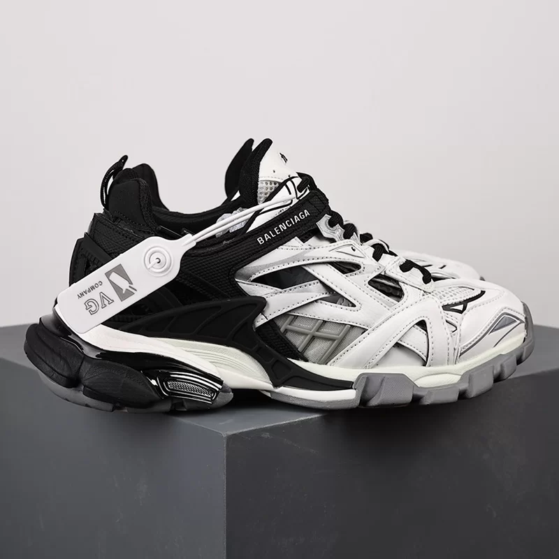 بالنسیاگا ترک Balenciaga Track.2 Black White مشکی سفید بالنسیاگا ترک Balenciaga Track.2 Black White مشکی سفید - تصویر 4