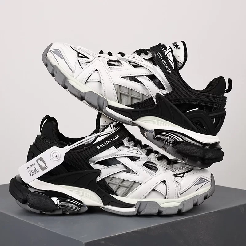 بالنسیاگا ترک Balenciaga Track.2 Black White مشکی سفید بالنسیاگا ترک Balenciaga Track.2 Black White مشکی سفید - تصویر 5