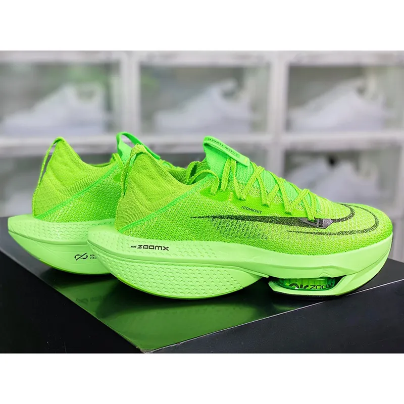 نایک زوم آلفافلای نکست Nike Air Zoom Alphafly Next% 2 Grass Green سبز فسفری نایک زوم آلفافلای نکست Nike Air Zoom Alphafly Next% 2 Grass Green سبز فسفری - تصویر 2