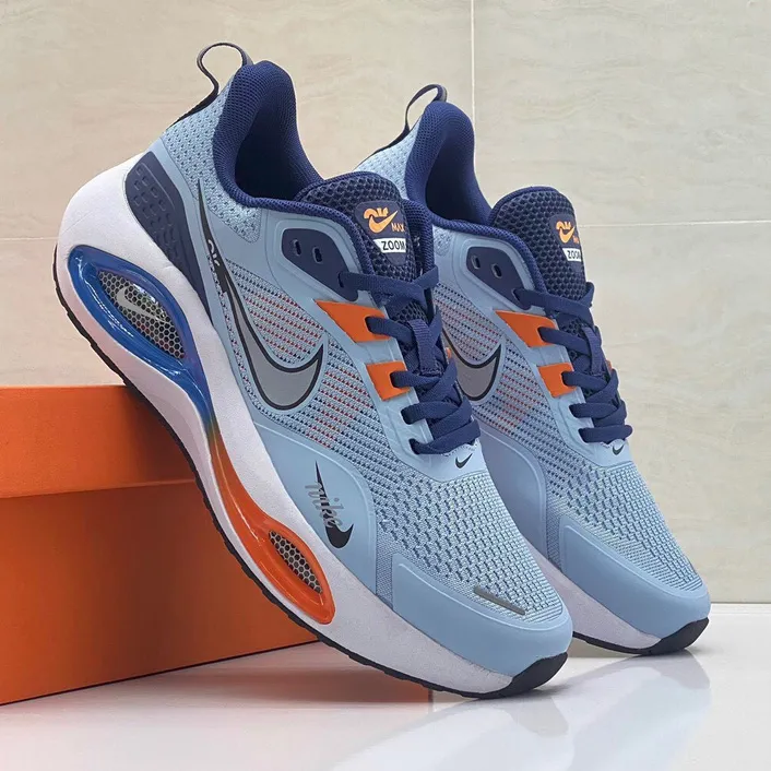 نایک ایر زوم وین فلو Nike Air Zoom Winflo V2 آبی روشن - تصویر 2