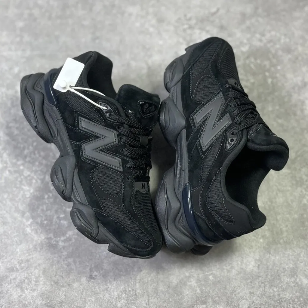 کفش نیوبالانس New Balance 9060 Triple Black مشکی کامل کفش نیوبالانس New Balance 9060 Triple Black مشکی کامل - تصویر 6