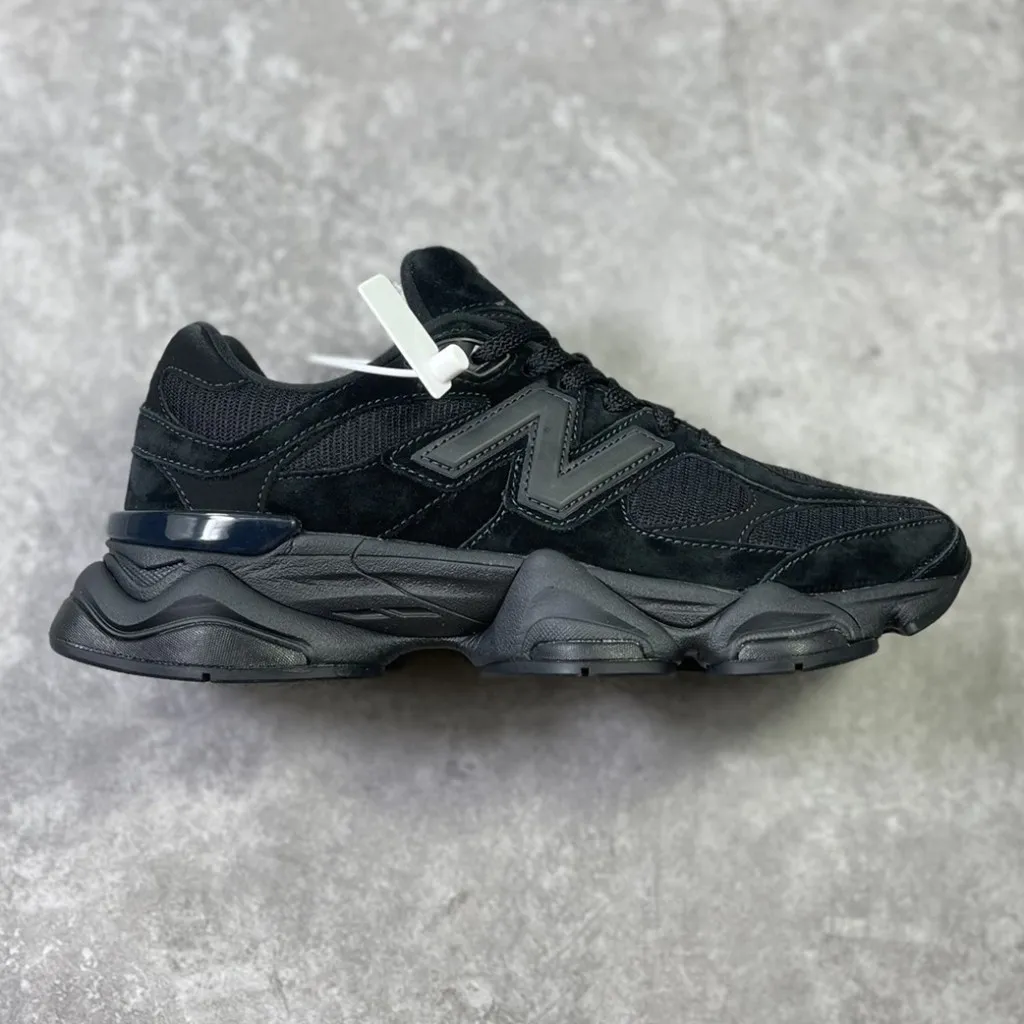 کفش نیوبالانس New Balance 9060 Triple Black مشکی کامل کفش نیوبالانس New Balance 9060 Triple Black مشکی کامل - تصویر 8