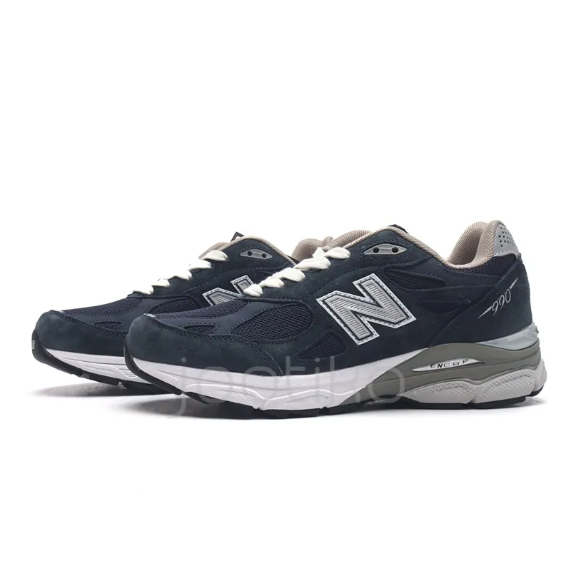 کفش نیوبالانس مردانه New Balance 990v3 Kith Navy - تصویر 5