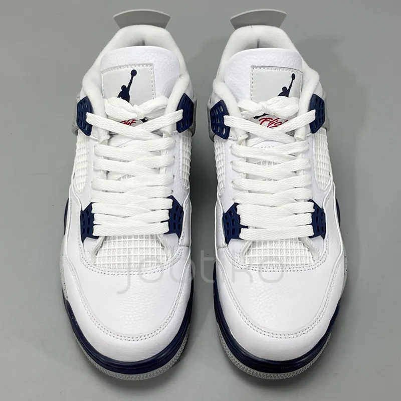نایک جردن 4 رترو میدنایت نیوی Jordan 4 Retro Midnight Navy - تصویر 2