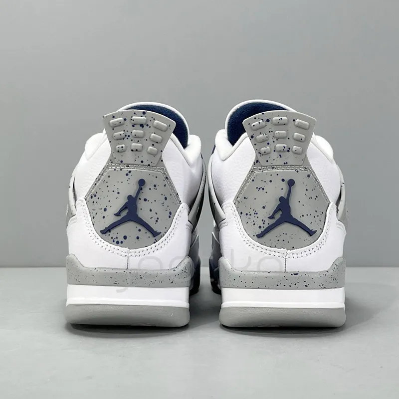 نایک جردن 4 رترو میدنایت نیوی Jordan 4 Retro Midnight Navy - تصویر 3