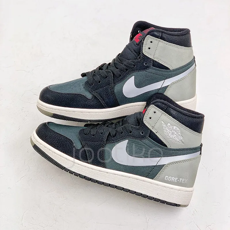 جردن وان گورتکس Jordan 1 Retro High Element Gore-Tex Black Particle Grey - تصویر 4