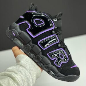 کفش نایک ایر مور آپتمپو مشکی بنفش Nike Air More Uptempo Black Purple کفش نایک ایر مور آپتمپو مشکی بنفش Nike Air More Uptempo Black Purple