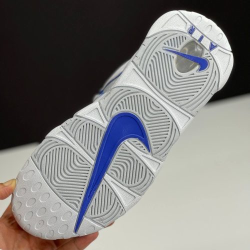 کفش نایک ایر مور آپتمپو طوسی آبی Nike Air More Uptempo Grey Blue کفش نایک ایر مور آپتمپو طوسی آبی Nike Air More Uptempo Grey Blue