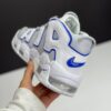 کفش نایک ایر مور آپتمپو طوسی آبی Nike Air More Uptempo Grey Blue کفش نایک ایر مور آپتمپو طوسی آبی Nike Air More Uptempo Grey Blue