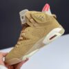 کفش نایک ایر جردن 6 تراویس اسکات بریتیش خاکی  Nike Air Jordan 6 Travis Scott British Khaki