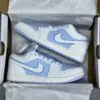 کفش نایک ایر جردن وان لو آبی یخی Nike Air Jordan 1 Low Ice Blue کفش نایک ایر جردن وان لو آبی یخی Nike Air Jordan 1 Low Ice Blue - تصویر 3
