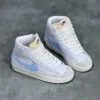 کفش نایک بلیزر ساقدار سفید آبی Nike Blazer Mid White Blue - تصویر 3