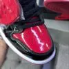 کفش نایک ایر جردن وان ساقدار ورنی مشکی قرمز ( مستر کوالتی ) Nike Air Jordan 1 High Patent Bred کفش نایک ایر جردن وان ساقدار ورنی مشکی قرمز ( مستر کوالتی ) Nike Air Jordan 1 High Patent Bred - تصویر 3