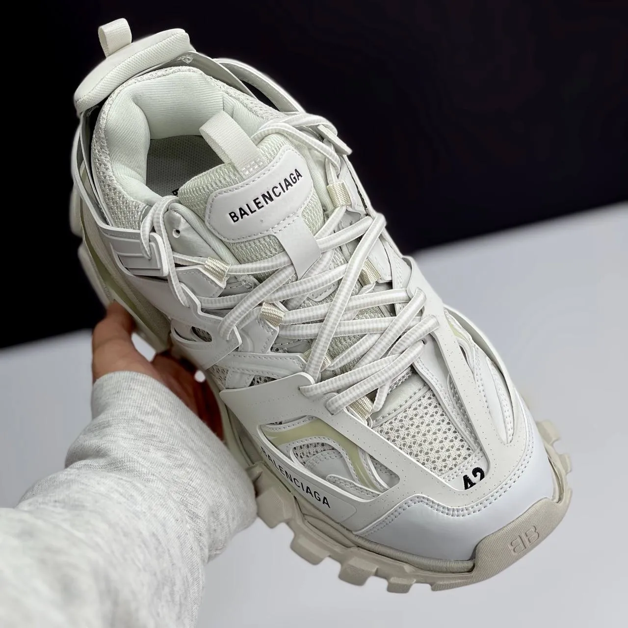 کفش بالنسیاگا ترک وان سفید Balenciaga Track 1 White - تصویر 3