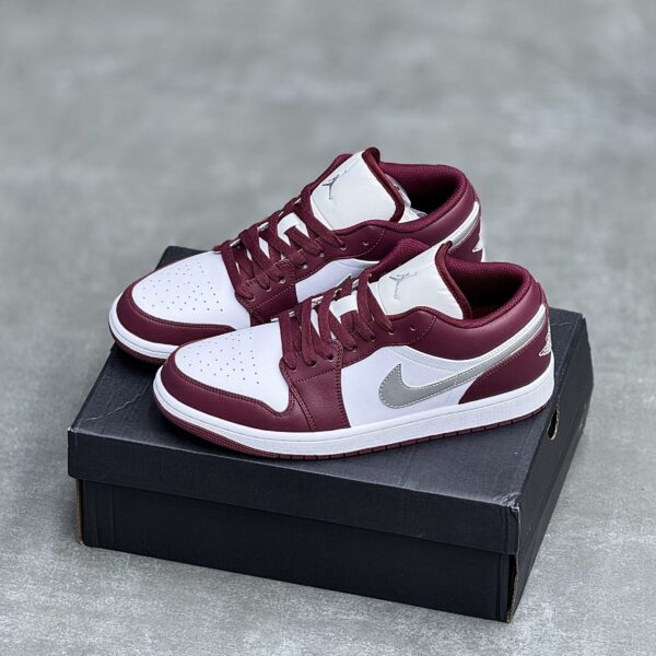 کفش نایک ایر جردن وان لو زرشکی Nike Air Jordan 1 Low Burgundy کفش نایک ایر جردن وان لو زرشکی Nike Air Jordan 1 Low Burgundy