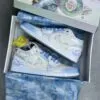 کفش نایک ایر جردن وان لو آبی اژدها Nike Air Jordan 1 Low Dragon Blue کفش نایک ایر جردن وان لو آبی اژدها Nike Air Jordan 1 Low Dragon Blue - تصویر 3