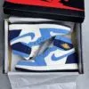 کفش نایک ایر جردن وان ساقدار ابسیدین Nike Air Jordan 1 High Obsidian - تصویر 3