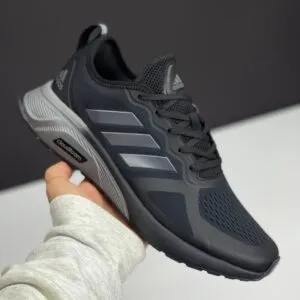 آدیداس کلودفوم مشکی طوسی Adidas Cloudfoam Black Grey