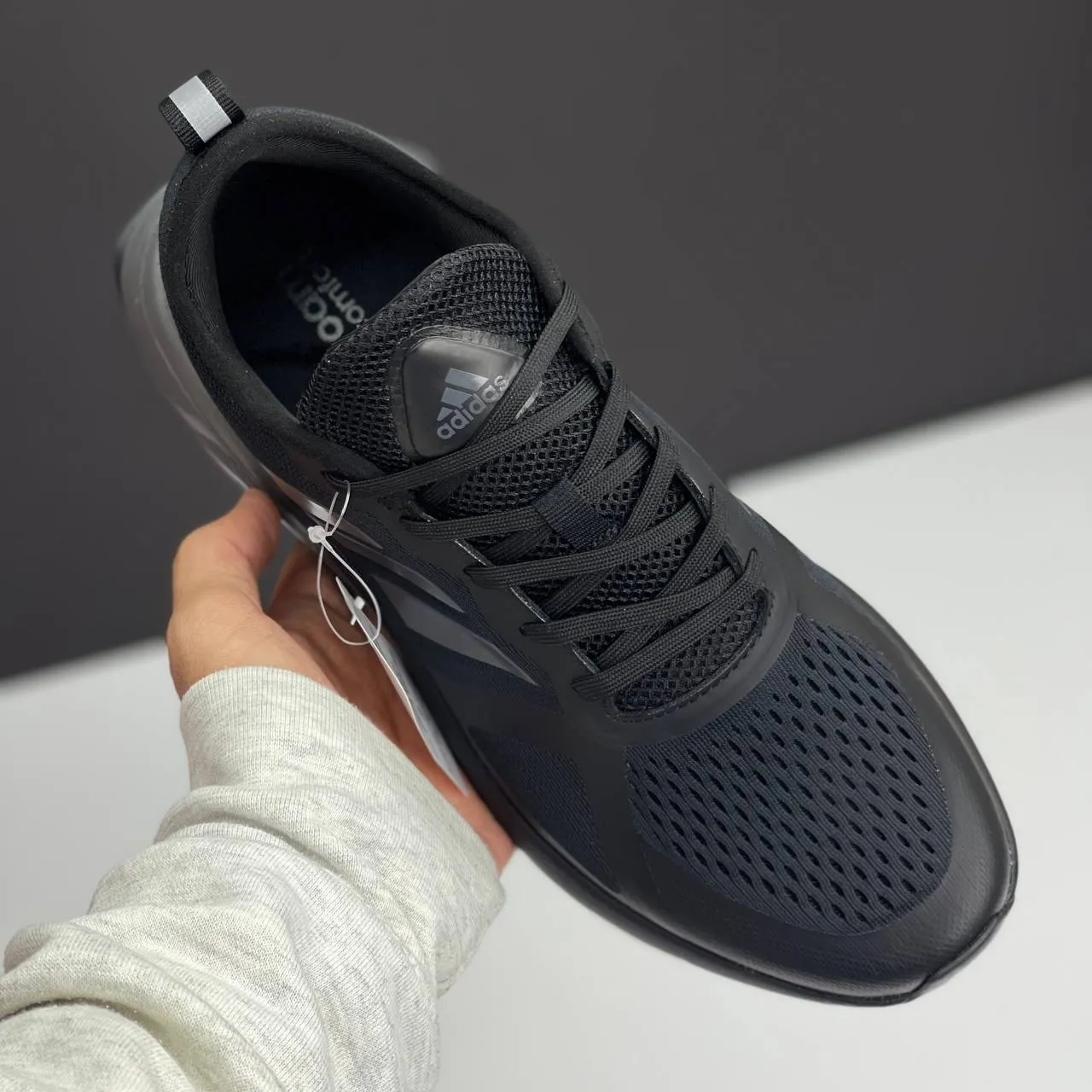 آدیداس کلودفوم مشکی طوسی Adidas Cloudfoam Black Grey - تصویر 4