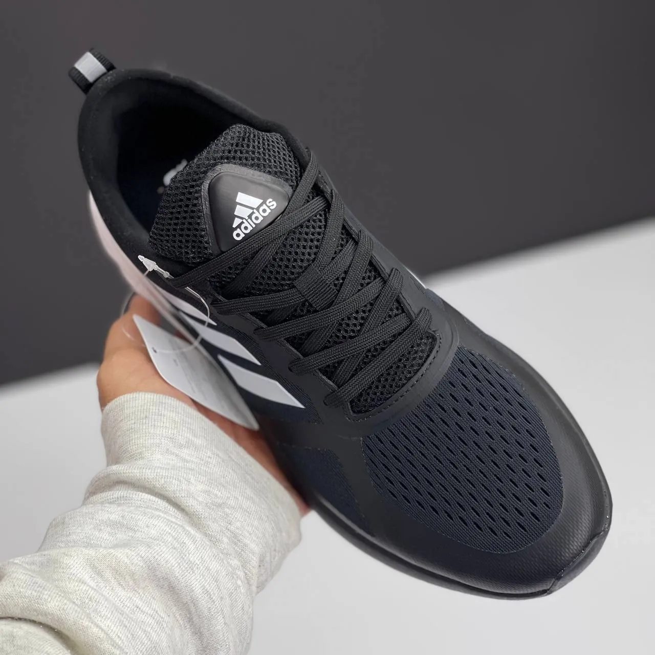 آدیداس کلودفوم مشکی سفید Adidas Cloudfoam Black White - تصویر 3