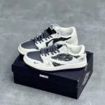 کفش نایک ایر جردن وان لو تراویس اسکات بالنسیاگا Nike Air Jordan 1 Low Travis Scott Balenciaga