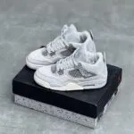 کفش نایک ایر جردن 4 رترو طوسی نقره ای Nike Air Jordan 4 Retro Grey Silver
