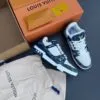 کفش لویی ویتون ترینر سوپر مستر سفید آبی Louis Vuitton Trainer Super Master White Blue کفش لویی ویتون ترینر سوپر مستر سفید آبی Louis Vuitton Trainer Super Master White Blue - تصویر 3