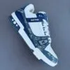 کفش لویی ویتون ترینر سوپر مستر سفید آبی Louis Vuitton Trainer Super Master White Blue کفش لویی ویتون ترینر سوپر مستر سفید آبی Louis Vuitton Trainer Super Master White Blue - تصویر 4