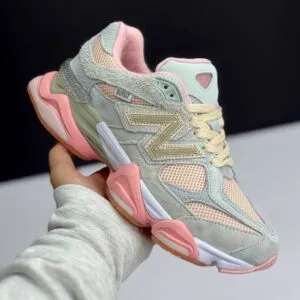 کتونی نیوبالانس ۹۰۶۰ طوسی صورتی New Balance 9060 Gray Pink