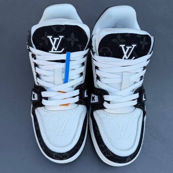 کفش لویی ویتون سوپر مستر مشکی سفید Louis Vuitton Super Master Black White
