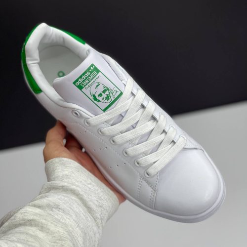 کفش آدیداس استن اسمیت سفید سبز Adidas Stan Smith White Green کفش آدیداس استن اسمیت سفید سبز Adidas Stan Smith White Green