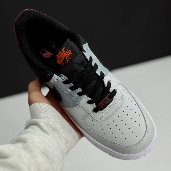 نایک ایر فورس وان مشکی طوسی Nike Air Force 1 Black Grey نایک ایر فورس وان مشکی طوسی Nike Air Force 1 Black Grey