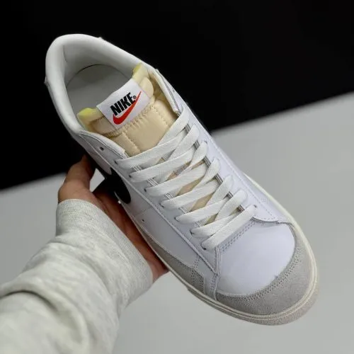 کفش نایک بلیزر لو سفید مشکی Nike Blazer Low White Black - تصویر 4