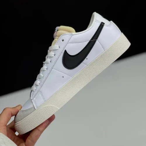 کفش نایک بلیزر لو سفید مشکی Nike Blazer Low White Black - تصویر 2