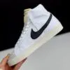 کفش نایک بلیزر ساقدار سفید مشکی Nike Blazer Mid White Black کفش نایک بلیزر ساقدار سفید مشکی Nike Blazer Mid White Black - تصویر 2