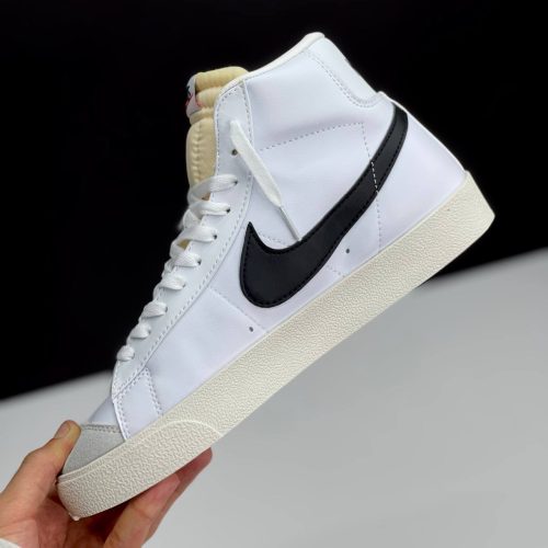 کفش نایک بلیزر ساقدار سفید مشکی Nike Blazer Mid White Black کفش نایک بلیزر ساقدار سفید مشکی Nike Blazer Mid White Black