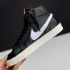 کفش نایک بلیزر ساقدار مشکی سفید Nike Blazer Mid Black White کفش نایک بلیزر ساقدار مشکی سفید Nike Blazer Mid Black White - تصویر 2