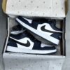کفش نایک ایر جردن وان لو سفید سرمه ای Nike Air Jordan 1 Low White Navy کفش نایک ایر جردن وان لو سفید سرمه ای Nike Air Jordan 1 Low White Navy