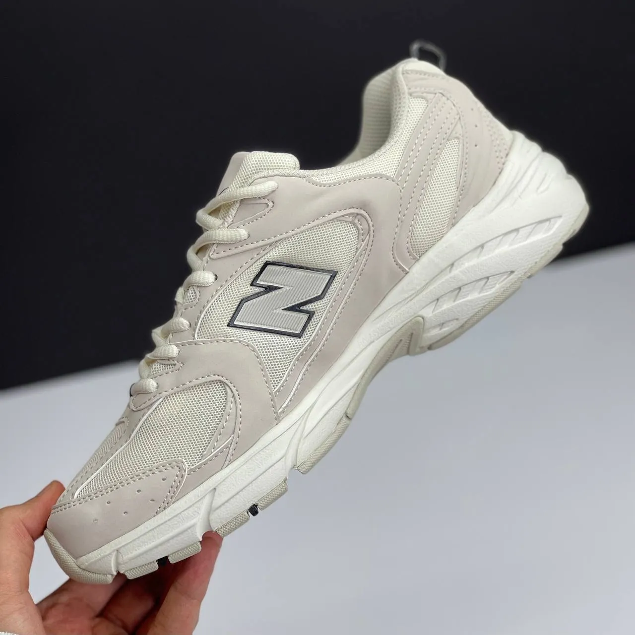 نیو بالانس 530 کرم New Balance 530 Cream - تصویر 2