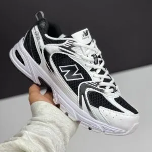 نیو بالانس 530 سفید مشکی New Balance 530 White Black
